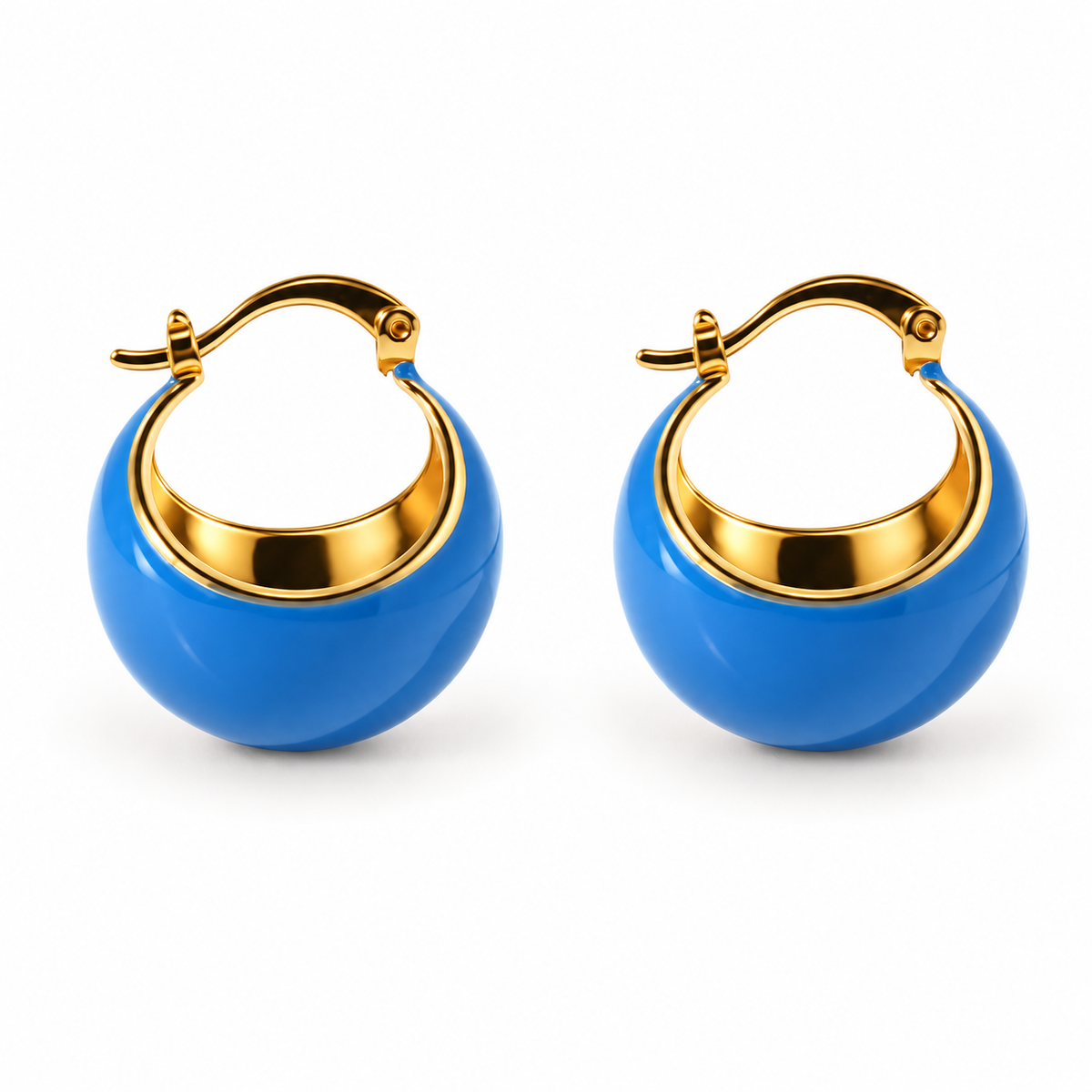 Disco Ball Hoop Earrings — product detail