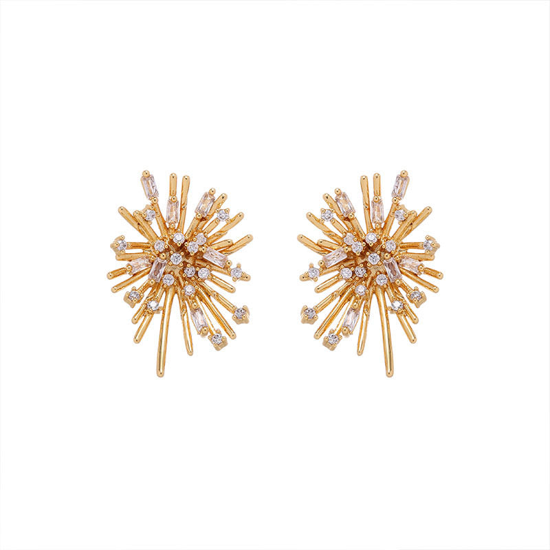Fireworks CZ Earrings - Zafari Studio Jewelry