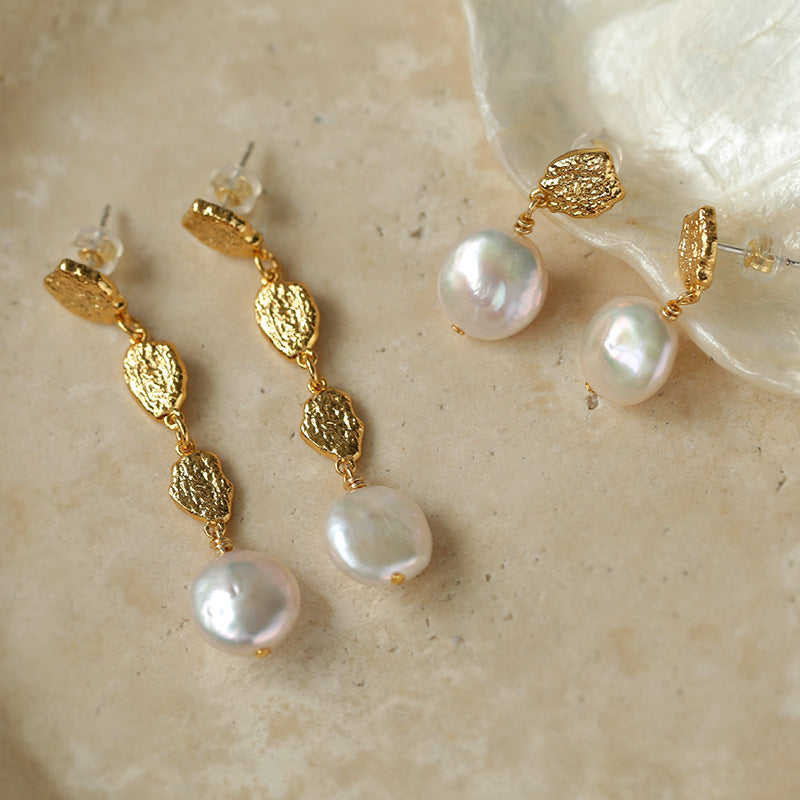 14k Gold Pearl Drop Earrings – Smyth Jewelers
