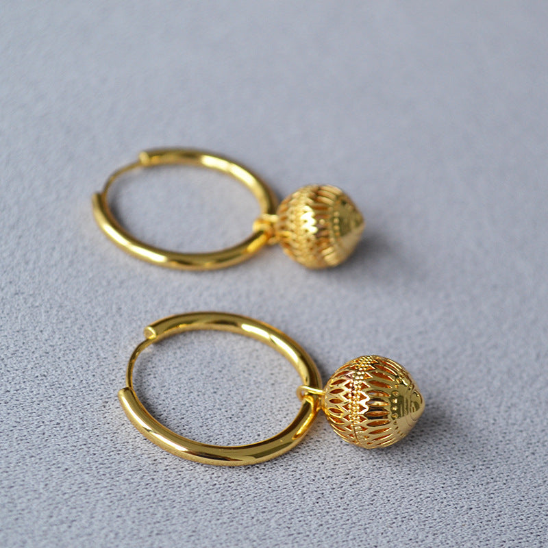 Lily of the Valley Flower Pearl Earrings (Copy) (Copy) - Zafari Studio Jewelry