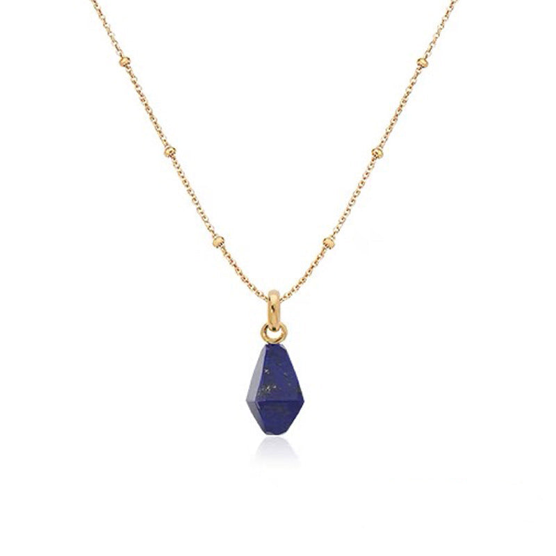 Three-Dimensional Blue Lapis Pendant & Earrings, or Full Set - Zafari Studio Jewelry