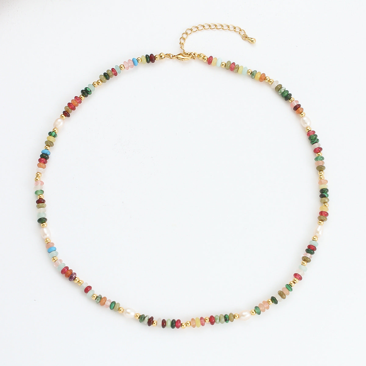 Multicolor Gemstones Beads Necklace, Bracelet or Full Set - Zafari Studio Jewelry