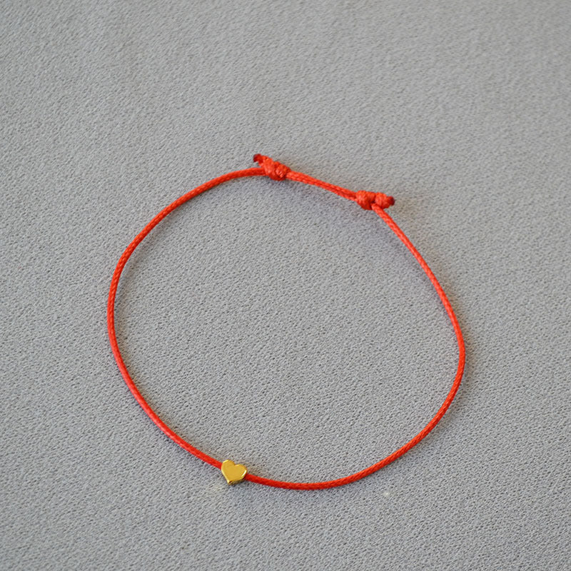 Good Luck Heart Weave Bracelet - Zafari Studio Jewelry