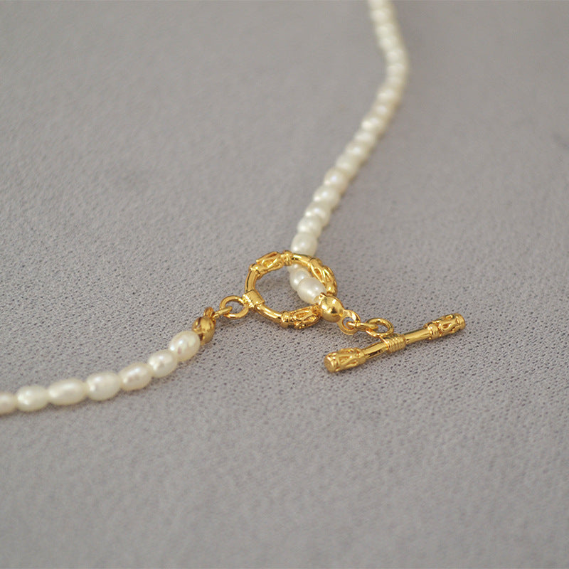 Mini Rice Pearls Beaded Necklace l Bracelet - Zafari Studio - Zafari Jewlery 