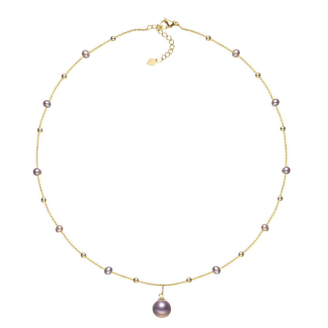 Teardrop Pearl Beaded Necklace - Zafari Studio Jewelry