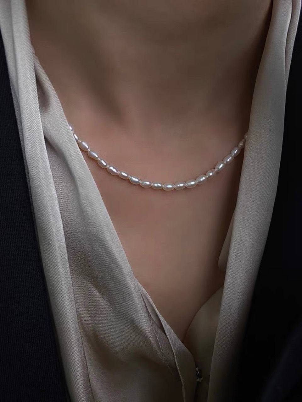 Rice Pearls Necklace (Purchase Individually) - Zafari Studio Jewelry