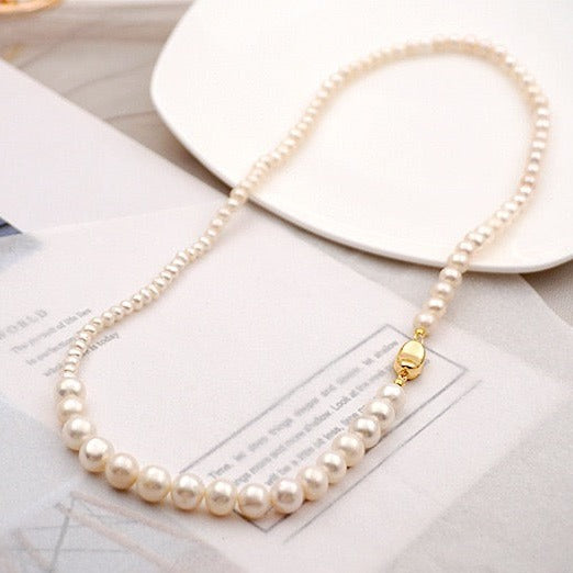 50cm Long Irregular Pearl Necklace - Zafari Studio Jewelry