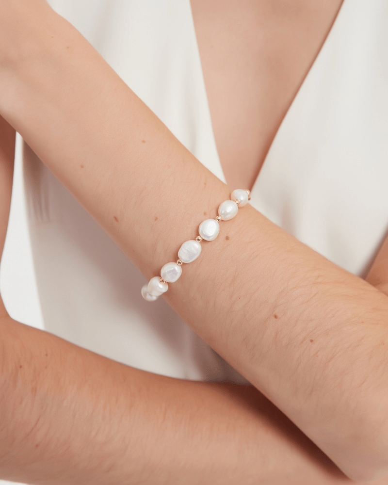 ELISA Pearl Matching Necklace, Bracelet & Earrings (Purchase Individually) - Zafari Studio Jewelry
