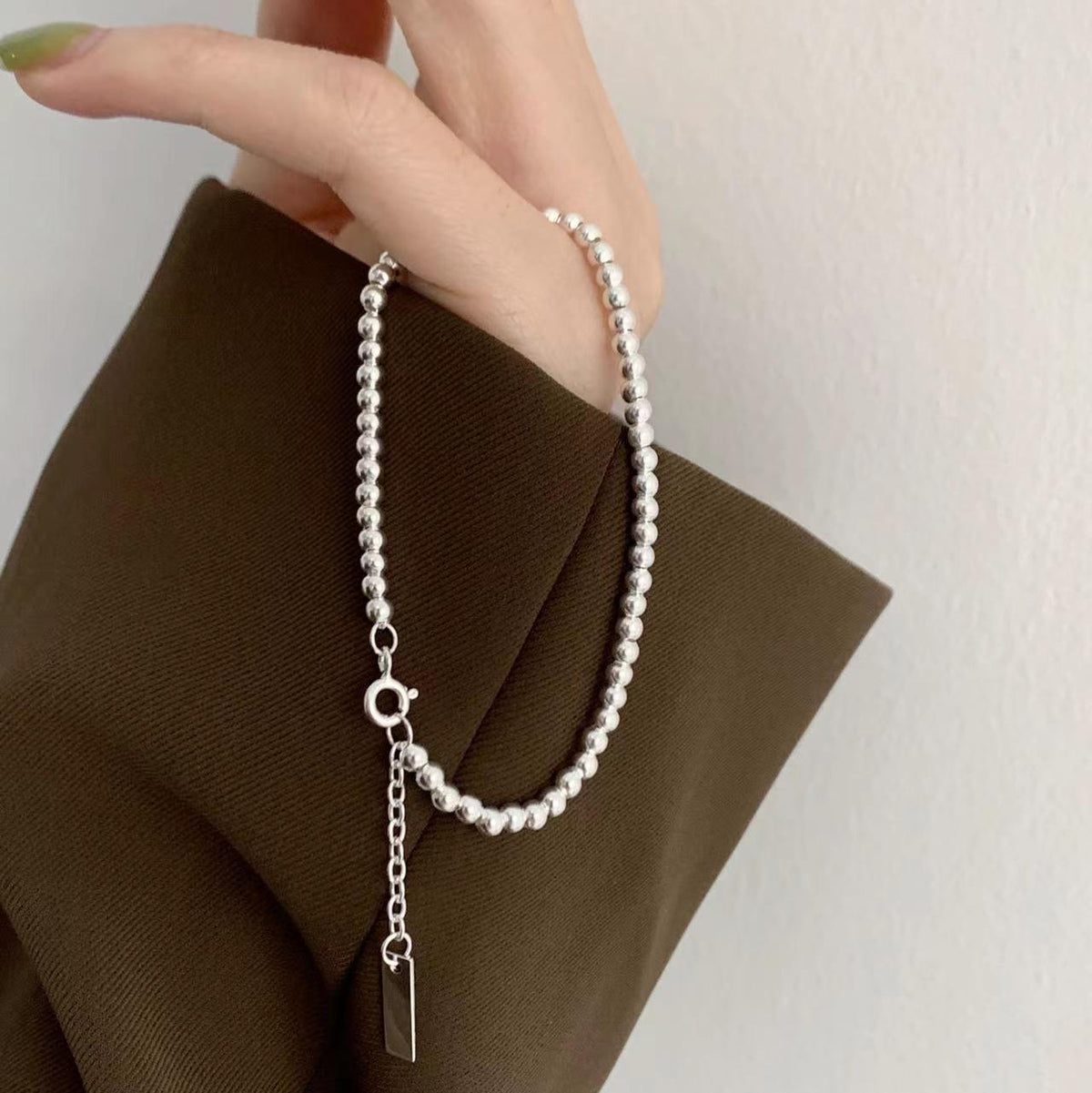 Minimalist Beads Bracelet Gold Vermeil - Zafari Studio Jewelry