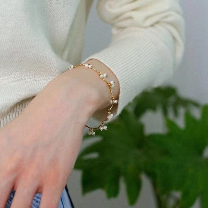 Cherry Pearls Necklace and Bracelet (Purchase Individually) - Zafari Studio Jewelry