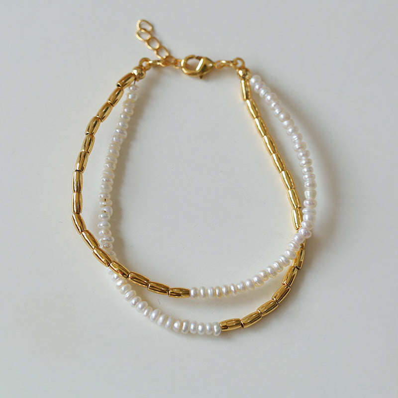 Mini Color Gemstones Beaded Bracelet - Zafari Studio Jewelry