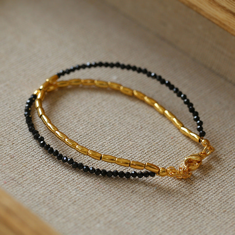 Mini Color Gemstones Beaded Bracelet - Zafari Studio Jewelry