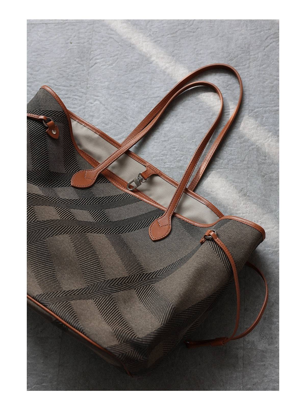 Never Full Large Tote Bag Commuter Bag - Zafari Studio Jewelry