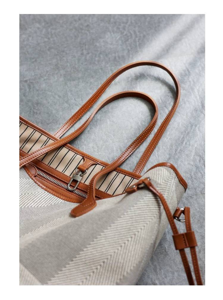 Never Full Large Tote Bag Commuter Bag - Zafari Studio Jewelry