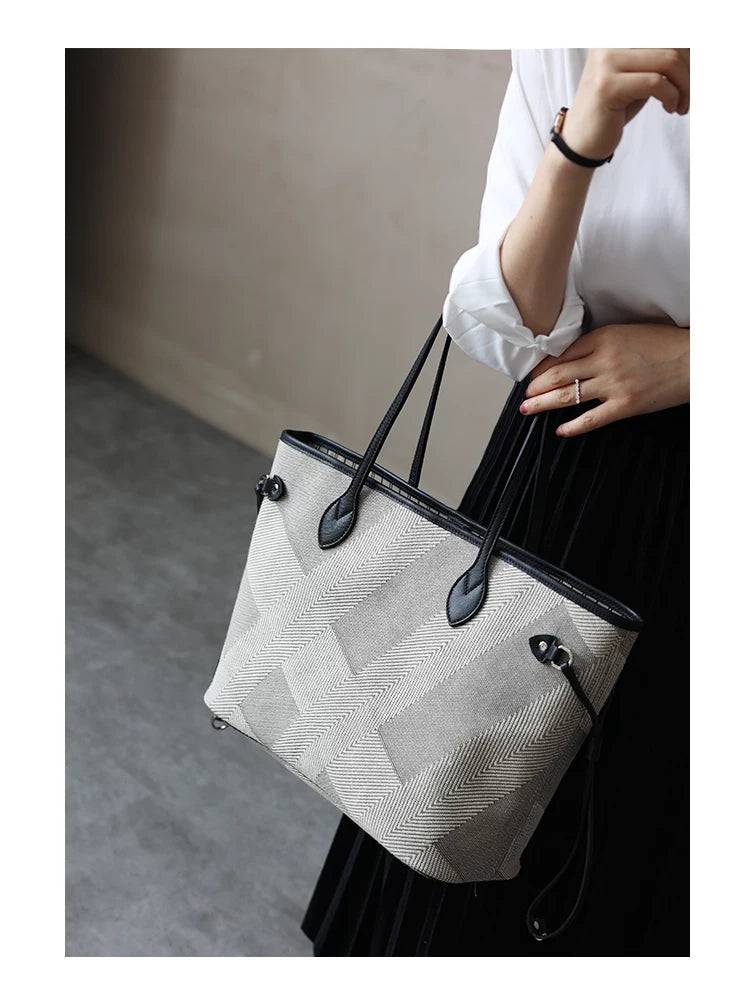Never Full Small Tote Bag Commuter Bag - Zafari Studio Jewelry
