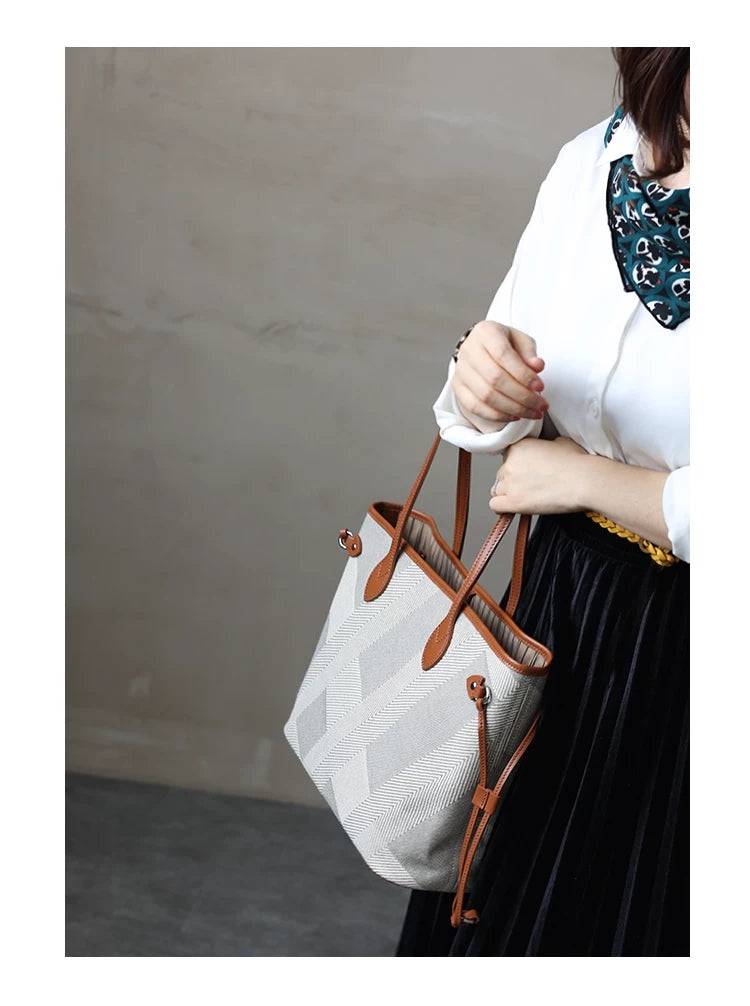 Never Full Small Tote Bag Commuter Bag - Zafari Studio Jewelry