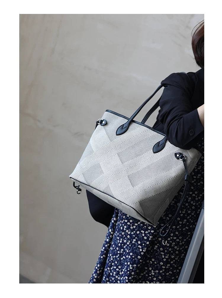 Never Full Small Tote Bag Commuter Bag - Zafari Studio Jewelry