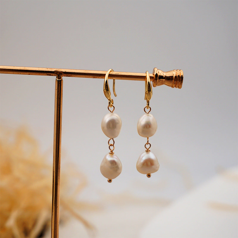 Sisi Pearls Drop Earrings | Zafari Studio | earrings