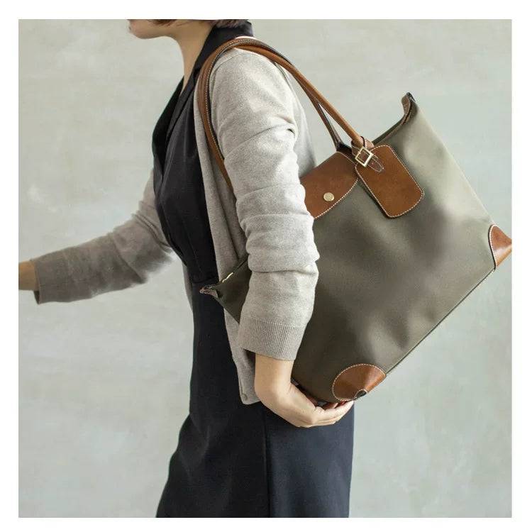 Aikon Traveller Tote Bag Middle Size Long Handle - Zafari Studio Jewelry