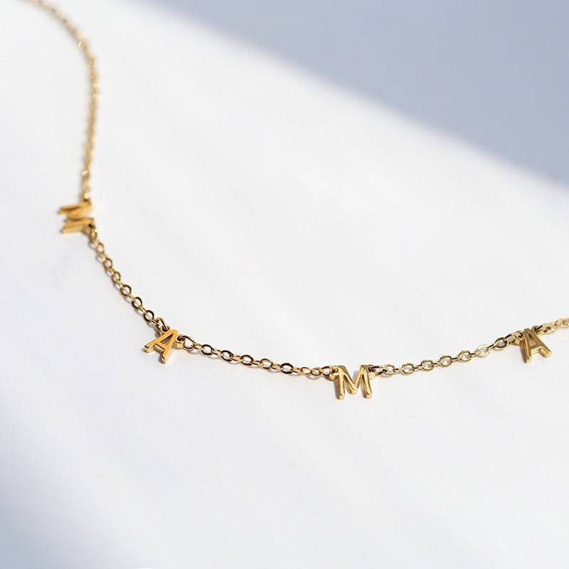 MAMA  Choker Necklace Sterling Silver - Zafari Studio Jewelry