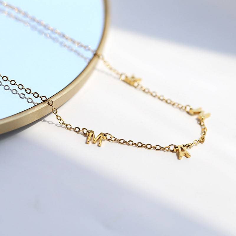 MAMA  Choker Necklace Sterling Silver - Zafari Studio Jewelry