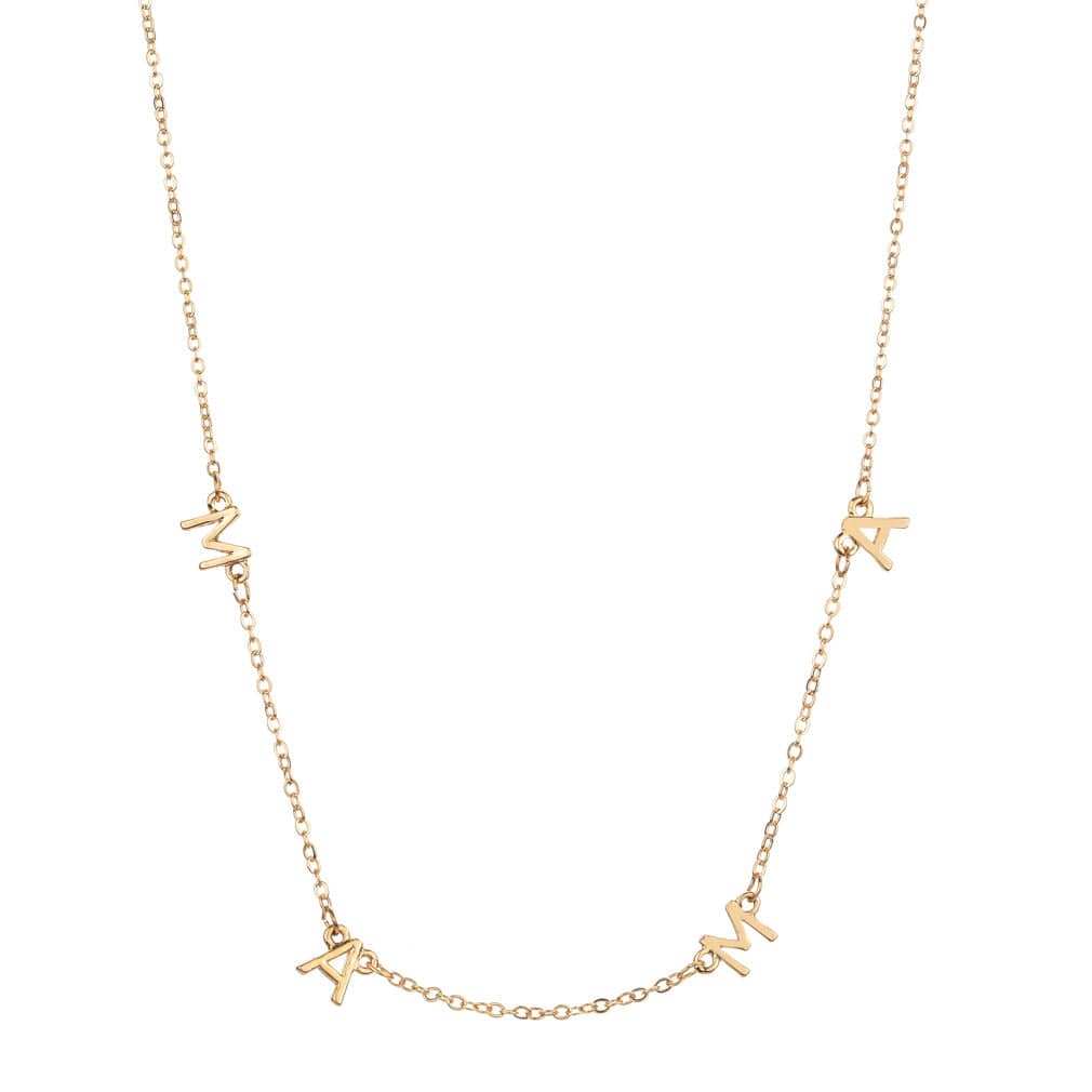 MAMA  Choker Necklace Sterling Silver - Zafari Studio Jewelry