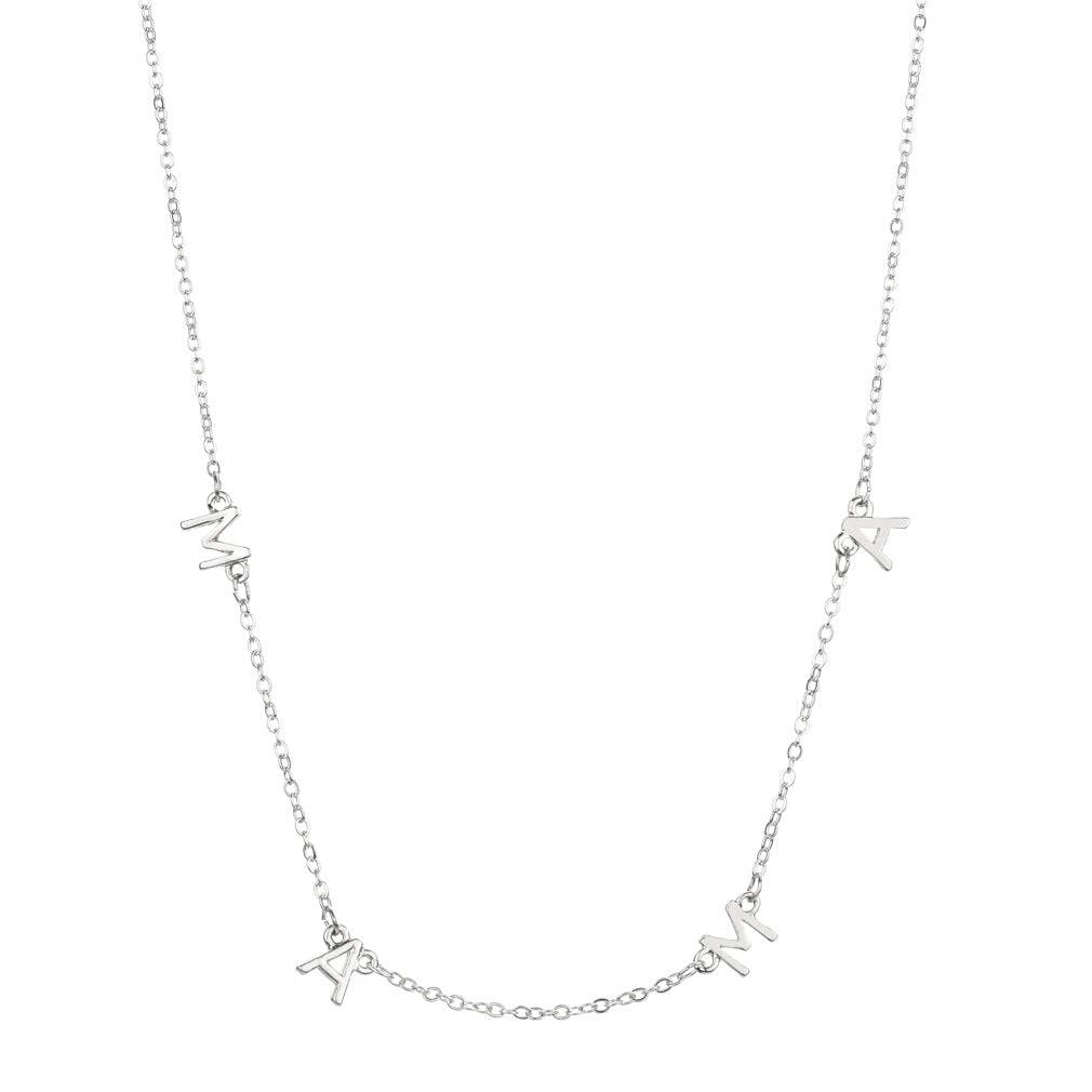 MAMA  Choker Necklace Sterling Silver - Zafari Studio Jewelry