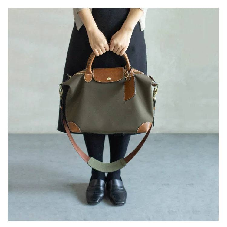 Aikon Traveler Tote Bag Short Handle - Zafari Studio Jewelry