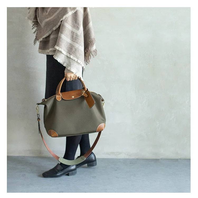 Aikon Traveler Tote Bag Short Handle - Zafari Studio Jewelry